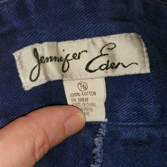 Vintage Jennifer Eden High Rise Shorts || 7/8 Med - Picture 5 of 6